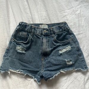 Denim shorts